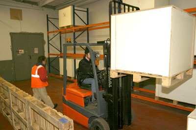 Forklift Training with Industrial Transport Training